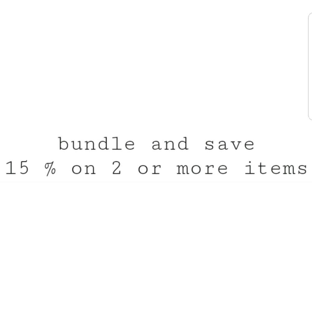 ⚡⚡15 % Off!! Bundle and Save! ⚡⚡